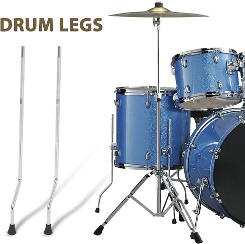3pcs Floor Tom Legs Floor Tom Feet Replacement Parts for Tom Drum Percussion Instrument Metal Non-Slip DIY Hardware in Kuwait