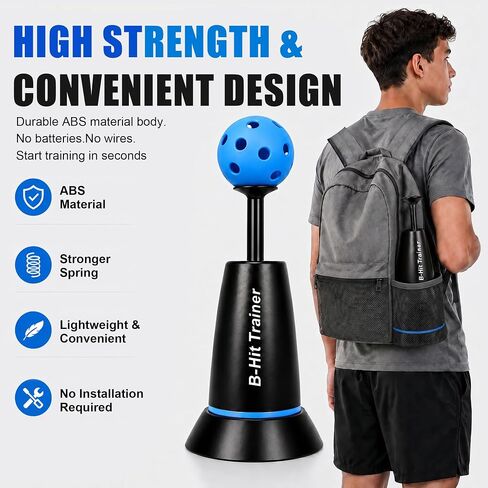 Baseball Automatic Pop-up Trainer, Foot Operated Pitching Machine, Solo Hitting Practice Equipment, Portable Indoor Outdoor Baseball Softball Training Gear with Dedicated Training Balls in Saudi Arabia