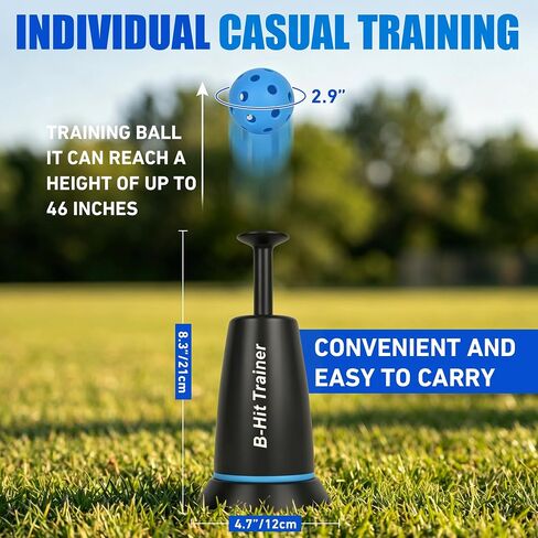 Baseball Automatic Pop-up Trainer, Foot Operated Pitching Machine, Solo Hitting Practice Equipment, Portable Indoor Outdoor Baseball Softball Training Gear with Dedicated Training Balls in Saudi Arabia