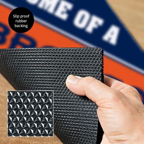 Team Sports America Denver Broncos, Officially Licensed Door Mat 28 x 16 Inches Indoor Outdoor Sports Fan Rug in Saudi Arabia