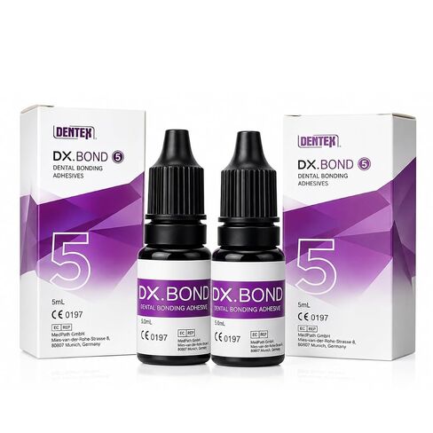 DX.Bond 5 Light-Cure Dental Adhesive, Total-Etch Bonding Agent for Enamel and Dentin, Composite Restoration Bond, 5mL/Bottle in Kuwait