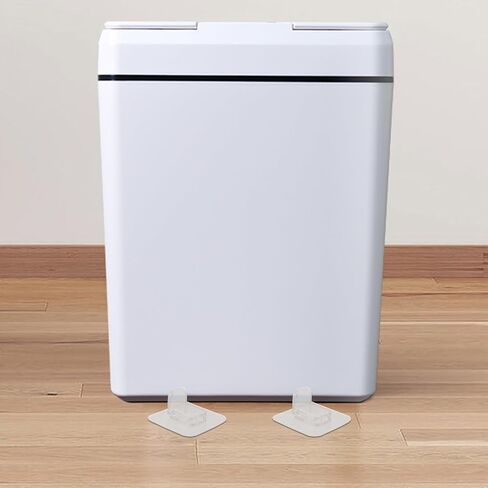 SEWACC 12pcs Silicone and Plastic Trash Can Wall Protectors, Impact Absorbing Bumpers with Snug Corner Fit and Square Trash Cans, for Kitchens and Rental Homes in Kuwait