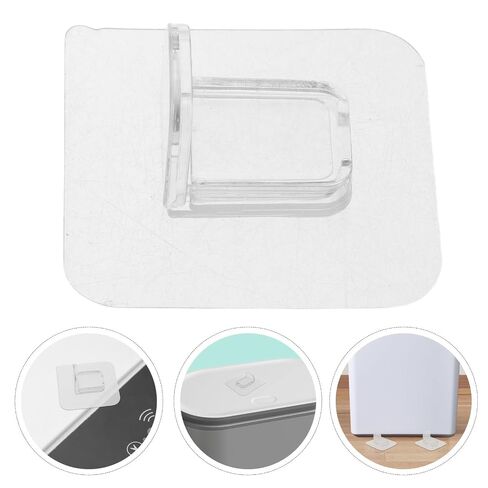 SEWACC 12pcs Silicone and Plastic Trash Can Wall Protectors, Impact Absorbing Bumpers with Snug Corner Fit and Square Trash Cans, for Kitchens and Rental Homes in Kuwait