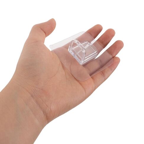 OSALADI 12pcs Trash Can Wall Protector, Self Adhesive Silicone and Plastic Bumpers, Anti-Slip Impact Absorbing Pads, Fits and Square Bins for Bathrooms and Kitchens in Kuwait