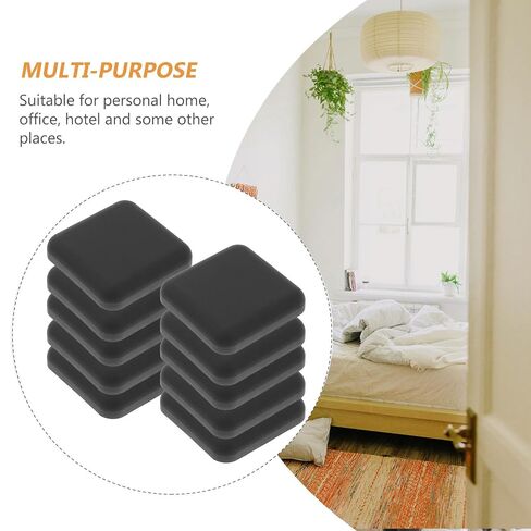 minkissy 10pcs Door Handle Bumper Protector for Wall and Cabinet Doors, Silicone Plastic with Rounded Corners, Not Easy to Deform, Comfortable to Touch, for Bathroom and Outdoor Use in Kuwait