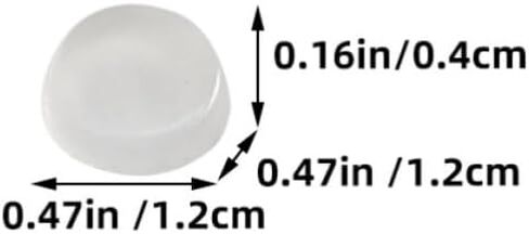 DOITOOL Silicone Cabinet Door Bumpers Light-Colored Pads 64 Pieces Self Adhesive Noise Reduction Dampening Pads for Drawers and Cabinets for Smooth Furniture Surfaces in Kuwait