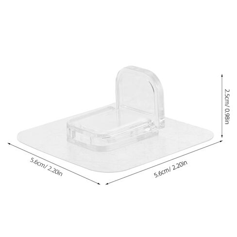 ULTECHNOVO 12pcs Silicone Trash Can Wall Protector Bumpers, Self Adhesive Garbage Bin Stoppers and Square Trash Cans, Snug Corner Fit, for Rental Homes and Cabinet Spaces in Kuwait