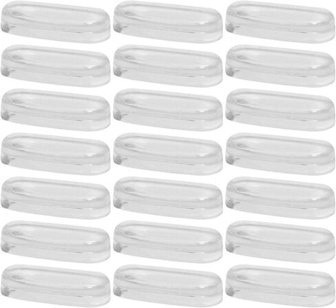 40pcs Adhesive Toilet Seat Bumpers Silicone Cushioning Pads for Preventing Seat Wobble for Bathroom Use in Kuwait