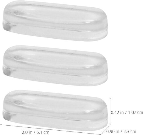 40pcs Adhesive Toilet Seat Bumpers Silicone Cushioning Pads for Preventing Seat Wobble for Bathroom Use in Kuwait