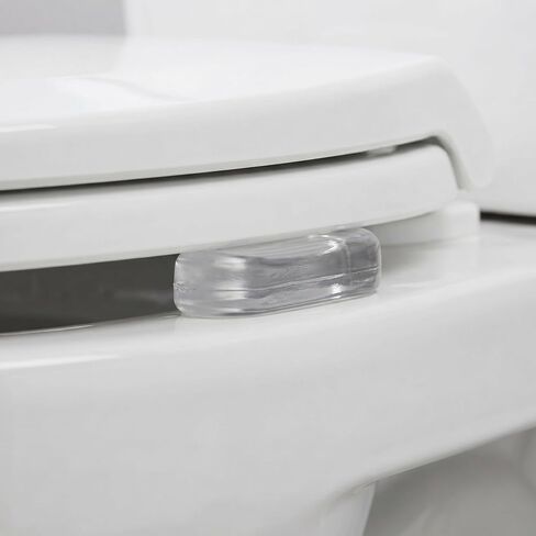 40pcs Adhesive Toilet Seat Bumpers Silicone Cushioning Pads for Preventing Seat Wobble for Bathroom Use in Kuwait