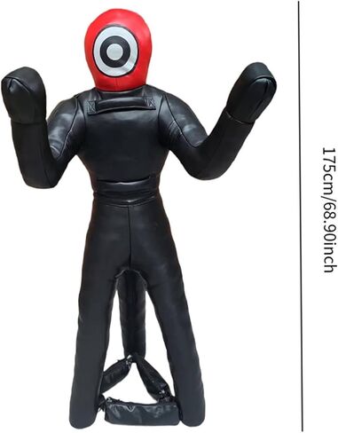 Grappling Dummy Boxing Wrestling Punching MMA Training Dummy Unfilled PU Leather Sturdy Material Suitable for Adults Exercise Fitness Routines in Kuwait