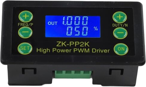FABULETTA ZK-PP2K for PWM and for pulse Generator Signal Module with Adjustable for frequency Duty Cycle for LED Motor Solenoid Valve Driver Control 3.3V to 30V Input 8A Load Capacity Industrial Test in Kuwait