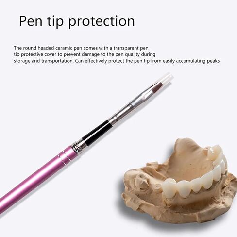 10pcs Resin Porcelain Application Pen Dental Resin Brush Pens Shaping Dentist Lab Tools in Kuwait