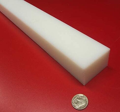 شريط مستطيل أبيض HDPE (بولي إيثيلين عالي الكثافة) 1.50 بوصة (1-1/2 بوصة) × 2.00 بوصة (2 بوصة) × 48 بوصة قطعة واحدة in Kuwait