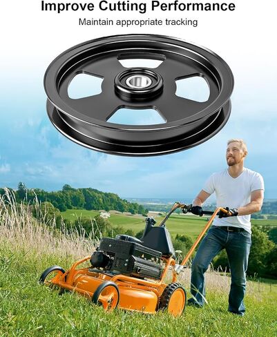 1-633109 بكرة المهمل مناسبة لـ Exmark Lazer Z 60 بوصة، Toro Z400 Z500 Z580 Z553 Z Master 60 بوصة، تحل محل 132-9424 116-4667 in Kuwait