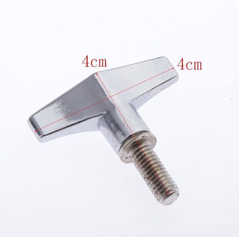 D DOLITY Pack of 2 Zinc Alloy Drum Set Cymbal Stand Screw 6mm High-graded Percussion Instrument Parts, in Kuwait