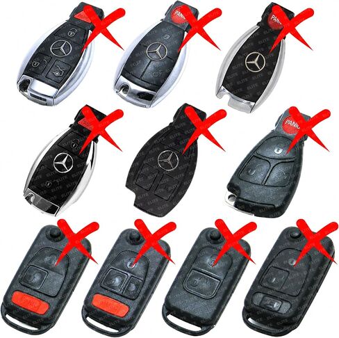 Key Fob Batteries Replacement for Mercedes-Benz (C-Class E-Class ML S-Class Sprinter GLC GL CLA CLK GLE GLA SLK SL CLS GLS R C300 E350 ML350 C280) Remote Key Pack in Kuwait
