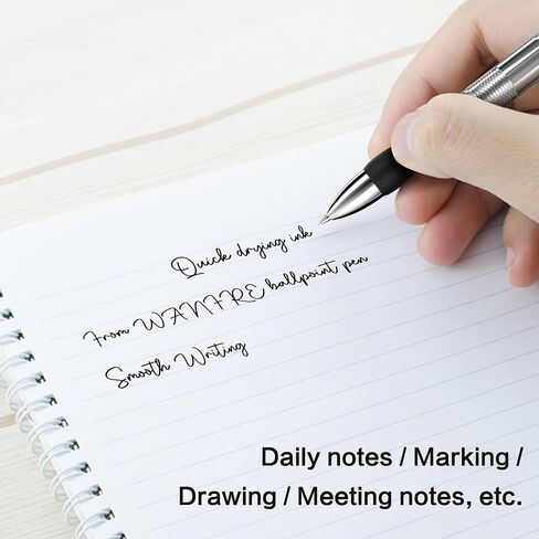 Gel Ink Ballpoint Pen 0.5mm 12 pen holders 24 Refills, Black Ink pen, Refillable, Quick-drying ink, suitable for students to do homework, writing, meeting notes, markings, Manual assembly required. in Saudi Arabia