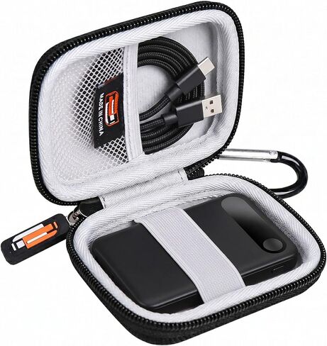 Hard EVA Carrying Case Compatible with Pocket/ABVPO/Comulytic AI Voice Recorder, Universal Digital AI Voice Recorder Protective Travel Storage Bag Dustproof Droproof (Case Only) in Kuwait