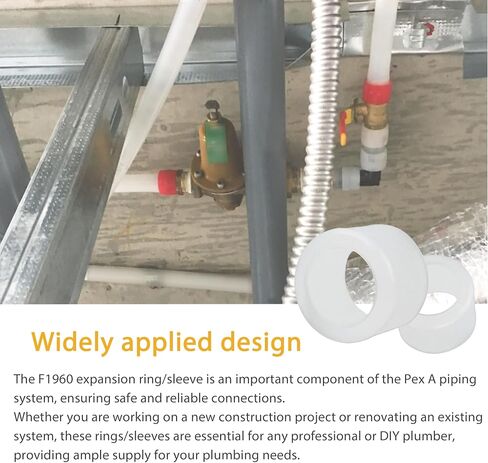 1/2 Inch Expansion Rings/Sleeves for Pex A Piping System/1/2 Pex Crimp Ring 10 Pcs in Kuwait