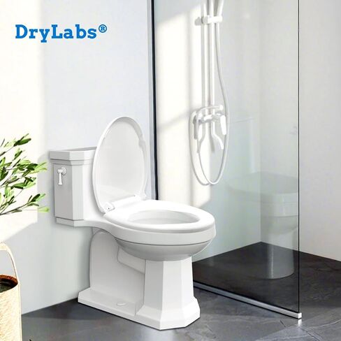 Round Toilet Seat 16.5" - Soft Close, Durable PP Toilet Seat, Easy Installation & Removal, Fits Most Toilet Bowls in Kuwait