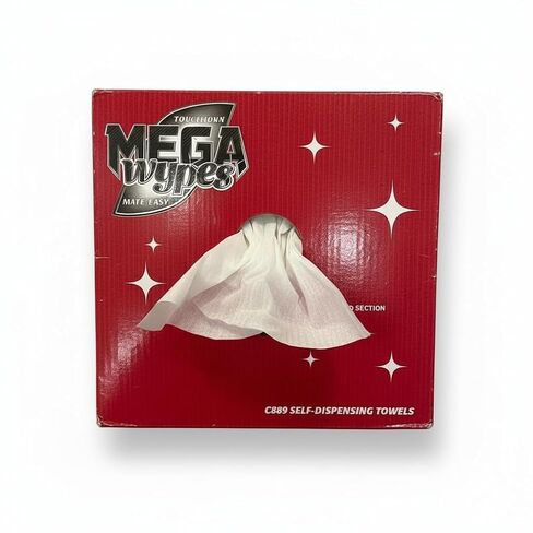 3-Ply Shop Towels, 240 Sheets, Ultra Strong Premium White Cleaning Cloths, Commercial Grade Mechanic Rags for Garage, Auto, Restaurants & Housekeeping, 15" x 9", White in Kuwait