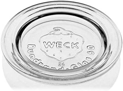 3 x Weck 60mm (2 3/8") SMALL ORIGINAL Loose Fitting Replacement Glass Lid. Fits WECK Models 080, 755, 760, 761, 762, 763, 764, 766, 902, 905, 975, 995. in Kuwait