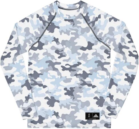 Youth Jiu Jitsu Rash Guard - Winter Camo in Kuwait