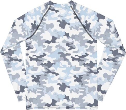Youth Jiu Jitsu Rash Guard - Winter Camo in Kuwait