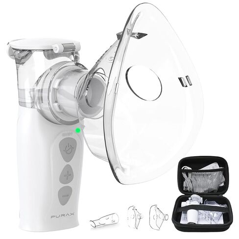 Nebulizer Portable Nebulizer with Travel case, Nebulizer for Adults and Kids. Hand held Nebulizer Machine with 2 mask and 1 Mouth piece. in Kuwait