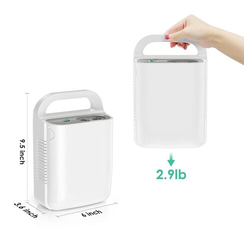 Nebulizer Machine for Adults & Kids with Mouthpiece and Mask, Desktop Compressor & Jet for Home Use-0518-CNB69025-LUE-B5 in Kuwait
