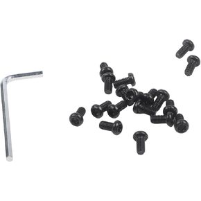 طقم براغي فولاذي مع 3.0 مم لـ Ninebot MAX G2 G30LP G30D قطع غيار بطارية سكوتر أجهزة تثبيت آمنة باللون الأسود 18 حزمة in Kuwait