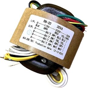 1pc R Core 30W R20 9V 230V to 4X9V Copper Custom Shield Pre-Decoder Earphone DAC Audio Power Supply(220V 4X9V) in Kuwait