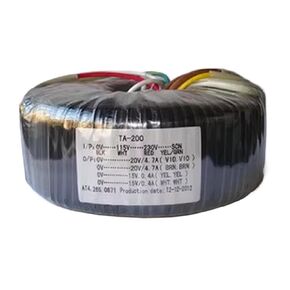 1pcs Toroidal Transformer 200W Dual 28V+Dual 15V Ring Power Transformer 115V-230V Copper Wire in Kuwait