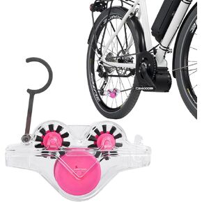 Upgraded Bike Chain Cleaner Tool – Leak-Proof Chain Scrubber with 360° Automatic Brushes, Includes Cleaning Brush Tools and Microfiber Glove for Various Types of Bicycles in Saudi Arabia