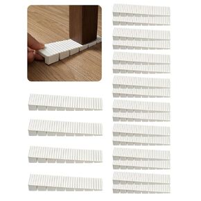 20 Pack White Plastic Leveling Shims – Heavy Duty Snap-to-Size Wedges for Furniture, Toilet, Doors, Windows, Sheds, Table – Extreme Weight Capacity, Easy Cut-to-Fit Design in Kuwait
