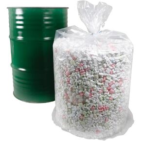 55 Gallon Round Bottom Polypropylene Drum Liners, 38" x 40", 4-Mil, CASE OF 100 in Kuwait
