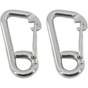 2-Pack 1/2 Inch Heavy Duty Snap Hook, 304 Stainless Steel Spring Clip for Boating, Marine, Garage, and Workshop Organization – Rustproof Utility Hardware in Kuwait