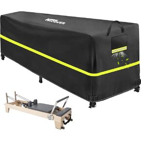 Reformer Protective Cover, 600D Heavy Duty 100% Waterproof Pilates Reformer Covers for Reformer Protective,for 101" W x 31" D x 23" H Pilates Reformer with Air Vent and Reflective Strip in Kuwait