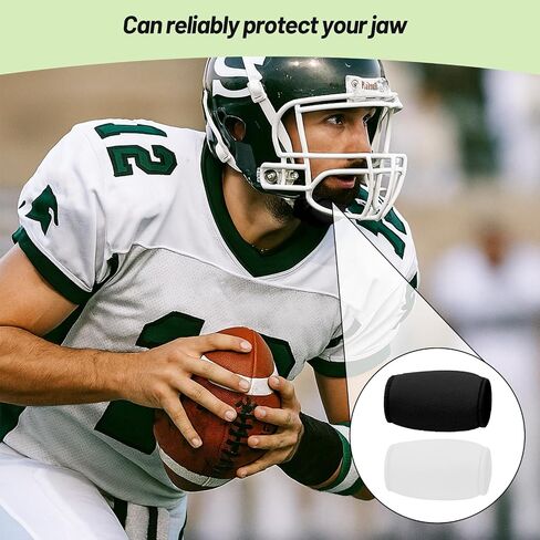 chin strap football cover set of 2, soft padded youth chin strap cover for comfort, breathable football chin strap cover fits youth & adult helmets in Kuwait
