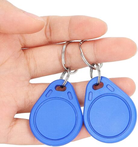 100 Pieces Key Fobs Read Only Access Control Token with Unique 10 Digit Number for Residential Bus Apartments in Kuwait