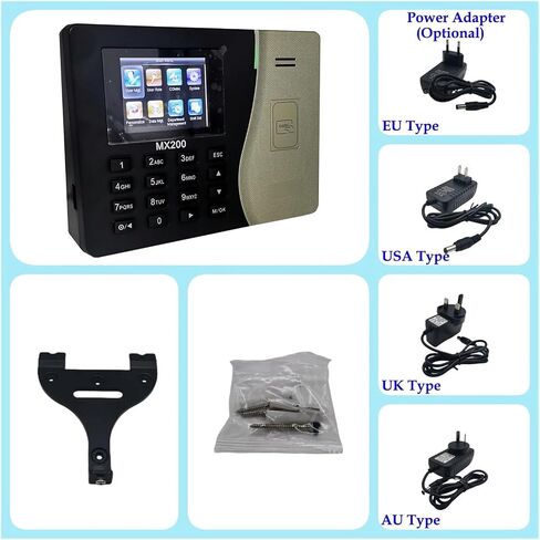 TCP/IP SSR RFID القرب 125 كيلو هرتز نظام بطاقة الوقت والحضور MX200 in Kuwait