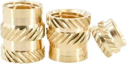 Brass Hot Melt Embed Injection Insertnut 3D Print Plastic Board Inserts(30pcs,M2.5xL3xOD3.5) in Saudi Arabia