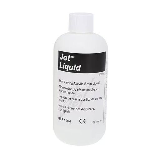 Lang Dental 1404R Jet Tooth Shade سائل سريع المعالجة من راتنج الأكريليك 8 أونصة in Kuwait