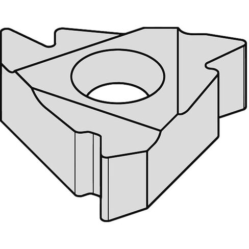 WIDIA 3ERG60 TN6025 Series ER/L-60 Laydown Threading Insert, Carbide, Size 3, Partial Profile 60° External, 14-8 TPI (Pack of 10) in Kuwait