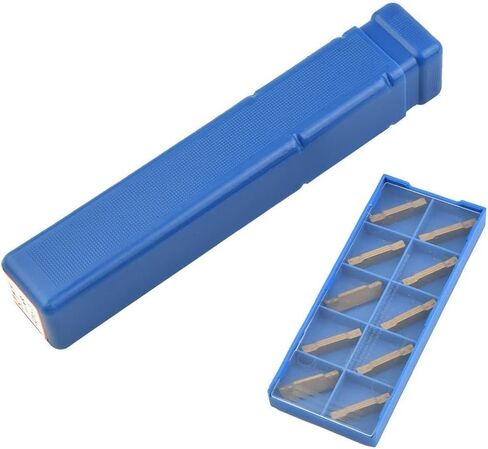 MGIVR2016-3 Parting/Grooving Tool Holder, 16 mm Shank + 10pcs MGMN300-M Carbide Inserts, NC3030 Grade, for CNC Lathe Metal Turning, Alloy Steel Body in Saudi Arabia