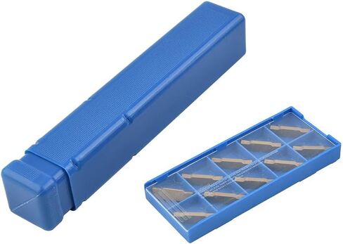 MGIVR2016-3 Parting/Grooving Tool Holder, 16 mm Shank + 10pcs MGMN300-M Carbide Inserts, NC3030 Grade, for CNC Lathe Metal Turning, Alloy Steel Body in Saudi Arabia