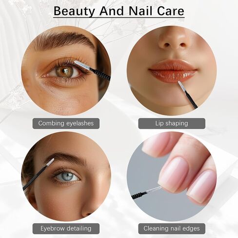 200PCS Disposable Micro Applicator Brushes – Mini Precision Swabs for Eyelash Extensions, Glue Removal, Makeup, Nail Art & Cleaning (Black) in Kuwait