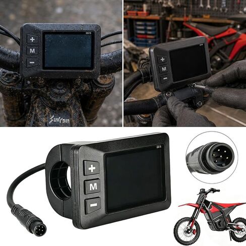 استبدال شاشة عرض LCD للدراجة الكهربائية G518 لدراجة Yozma IN10 الكهربائية الترابية المقاومة للماء للدراجة الإلكترونية وعداد السرعة ولوحة التحكم ولوحة التحكم in Kuwait