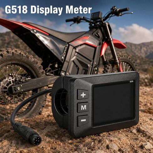 استبدال شاشة عرض LCD للدراجة الكهربائية G518 لدراجة Yozma IN10 الكهربائية الترابية المقاومة للماء للدراجة الإلكترونية وعداد السرعة ولوحة التحكم ولوحة التحكم in Kuwait
